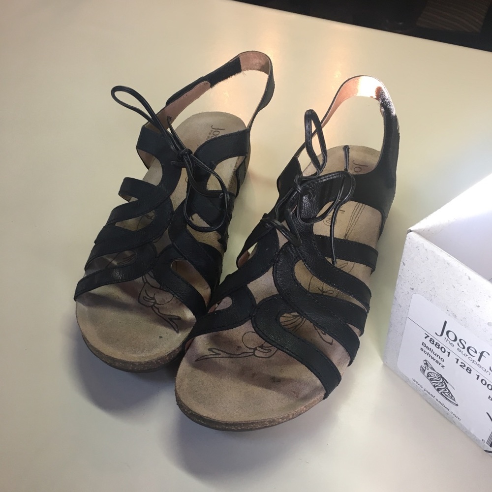 Josef Seibel sandals size 40 (US 9)